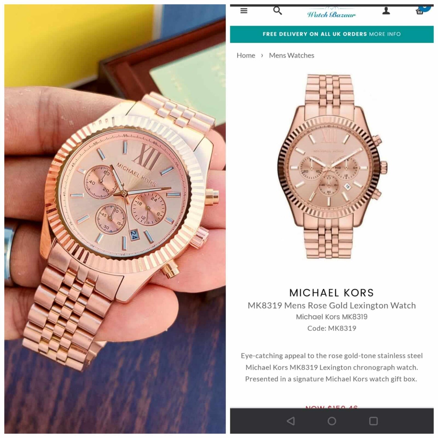 Michael Kors Dynamic Lexington Watch Store India