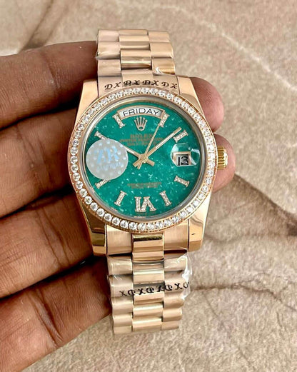 Men Rolex Green Dial Watch Store India