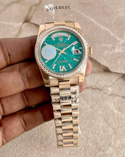 Men Rolex Green Dial Watch Store India