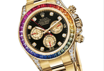 Rolex Daytona Golden Rainbow Watch Store India