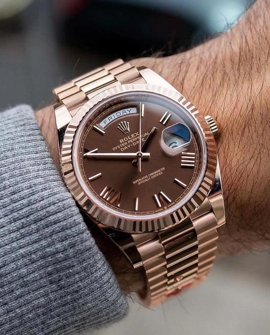 Rolex Oyster Perpetual Rosegold Watch Store India