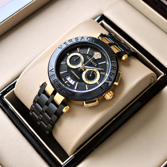 Versace Aion Chronograph in Black Watch Store India