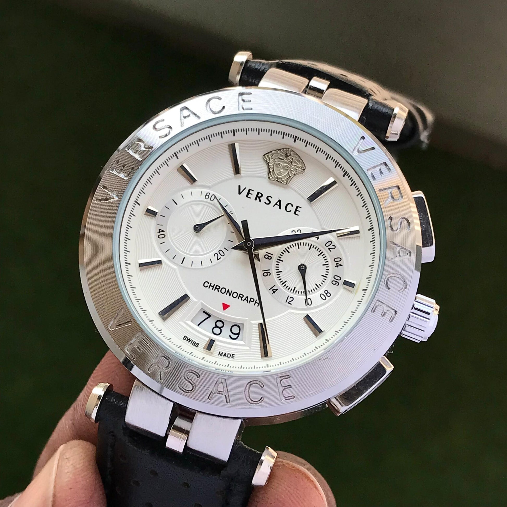 Versace Watch With Leather Strap Watch Store India