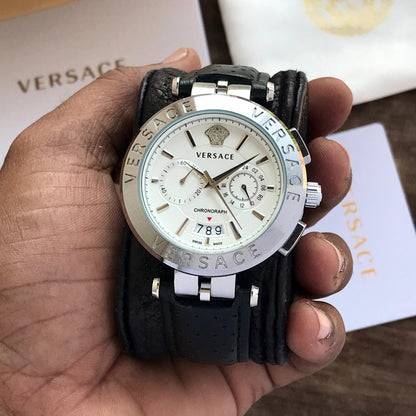 Versace Watch With Leather Strap Watch Store India