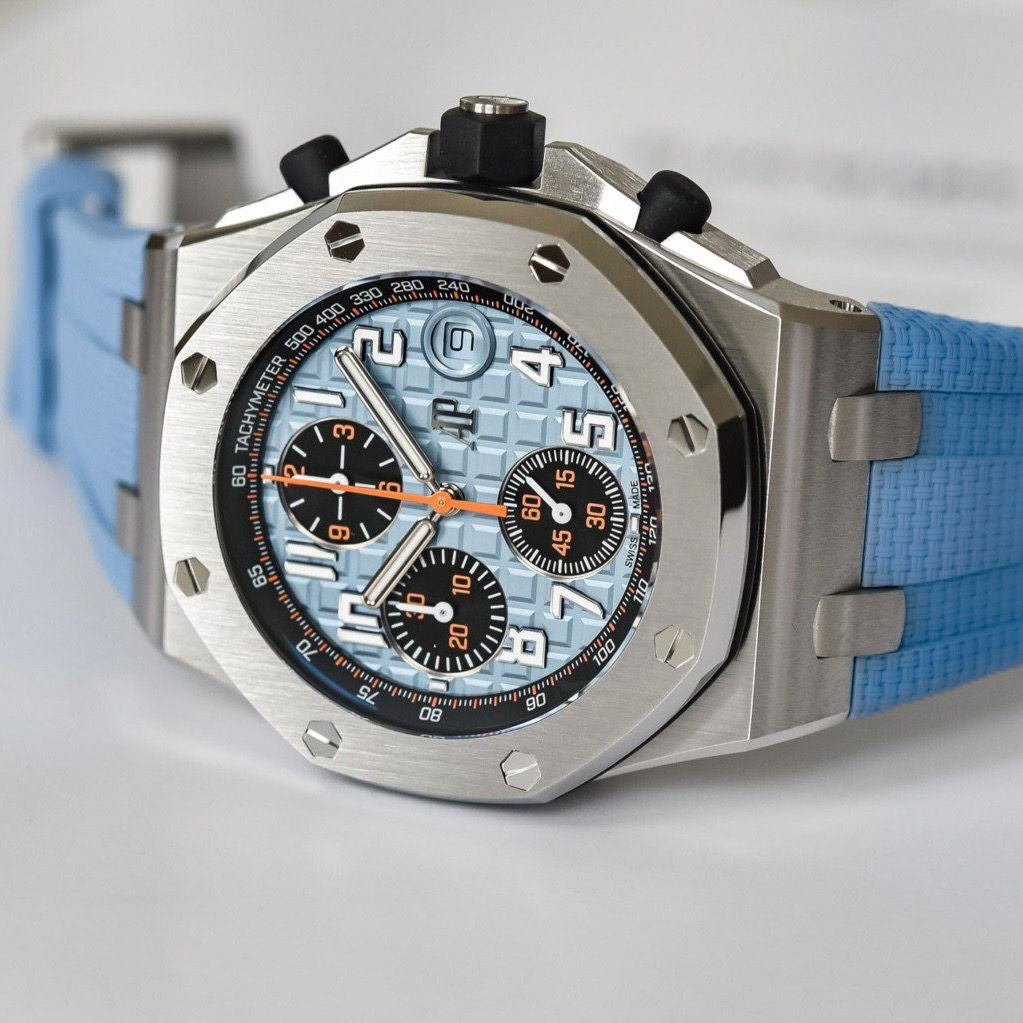 Audemars Piguet light-blue OFFSHORE Watch Store India