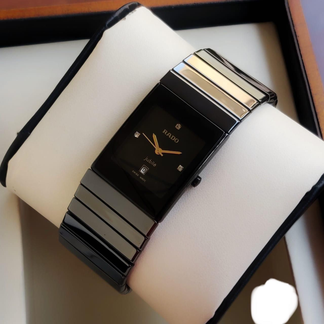 Rado jubli black ciramic Watch Store India