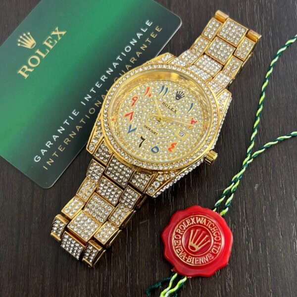 Rolex full Diamond Studded Watch2 https://watchstoreindia.in/