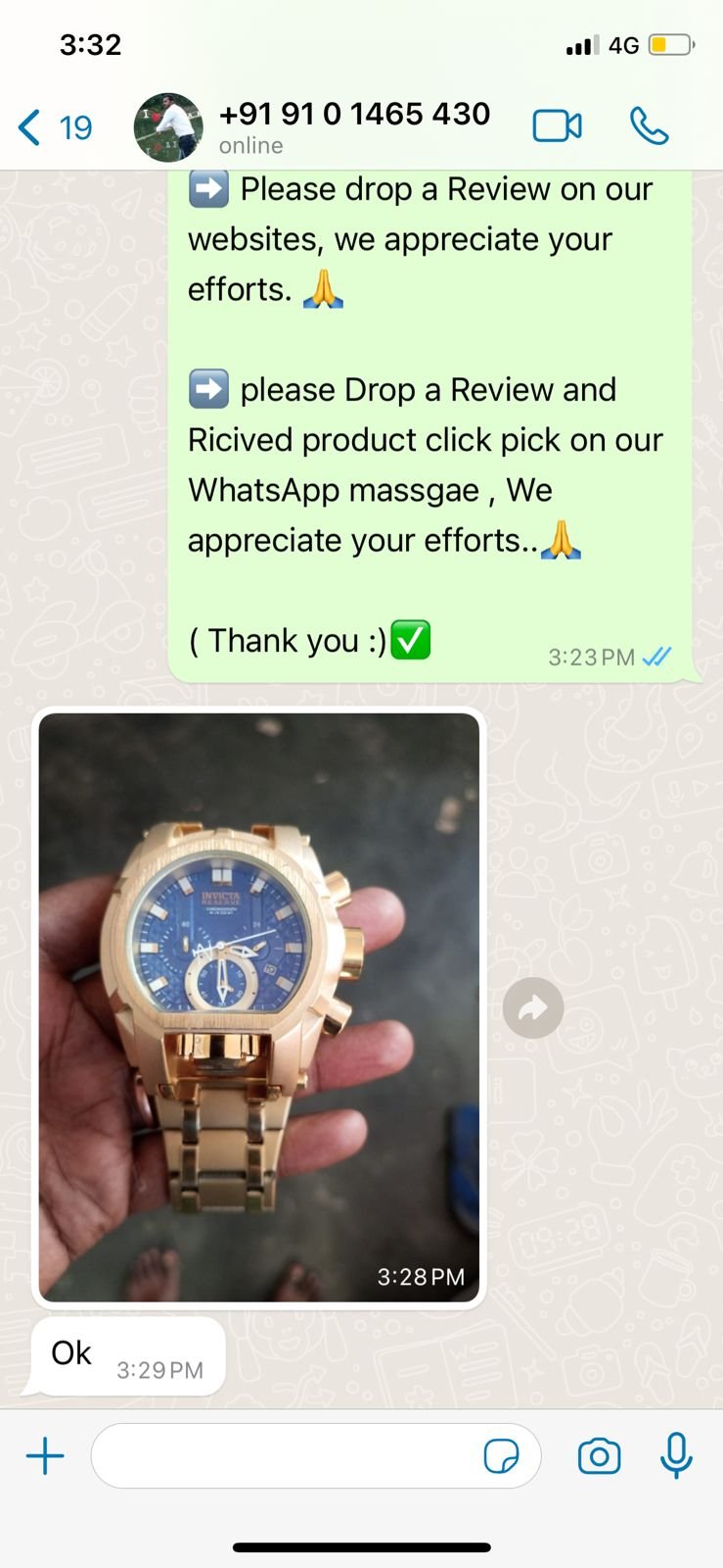 Watch Store India Customer Review 9 https://watchstoreindia.in/