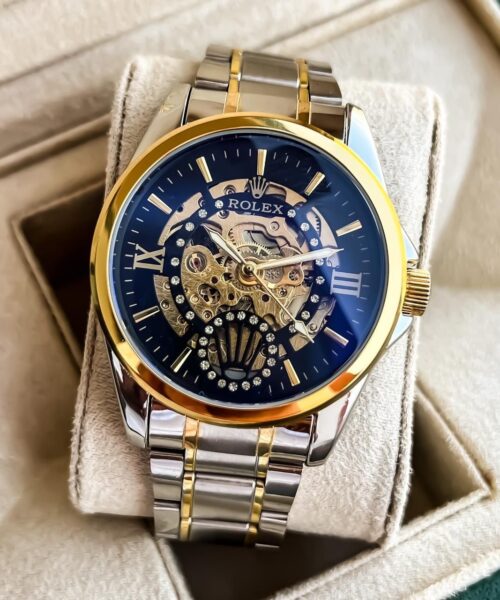 Rolex Silver Golden Chain 5 https://watchstoreindia.in/