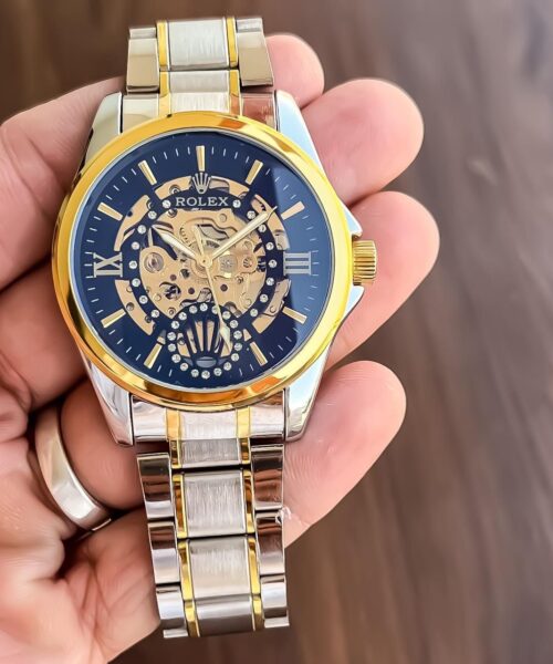 Rolex Silver Golden Chain 6 https://watchstoreindia.in/