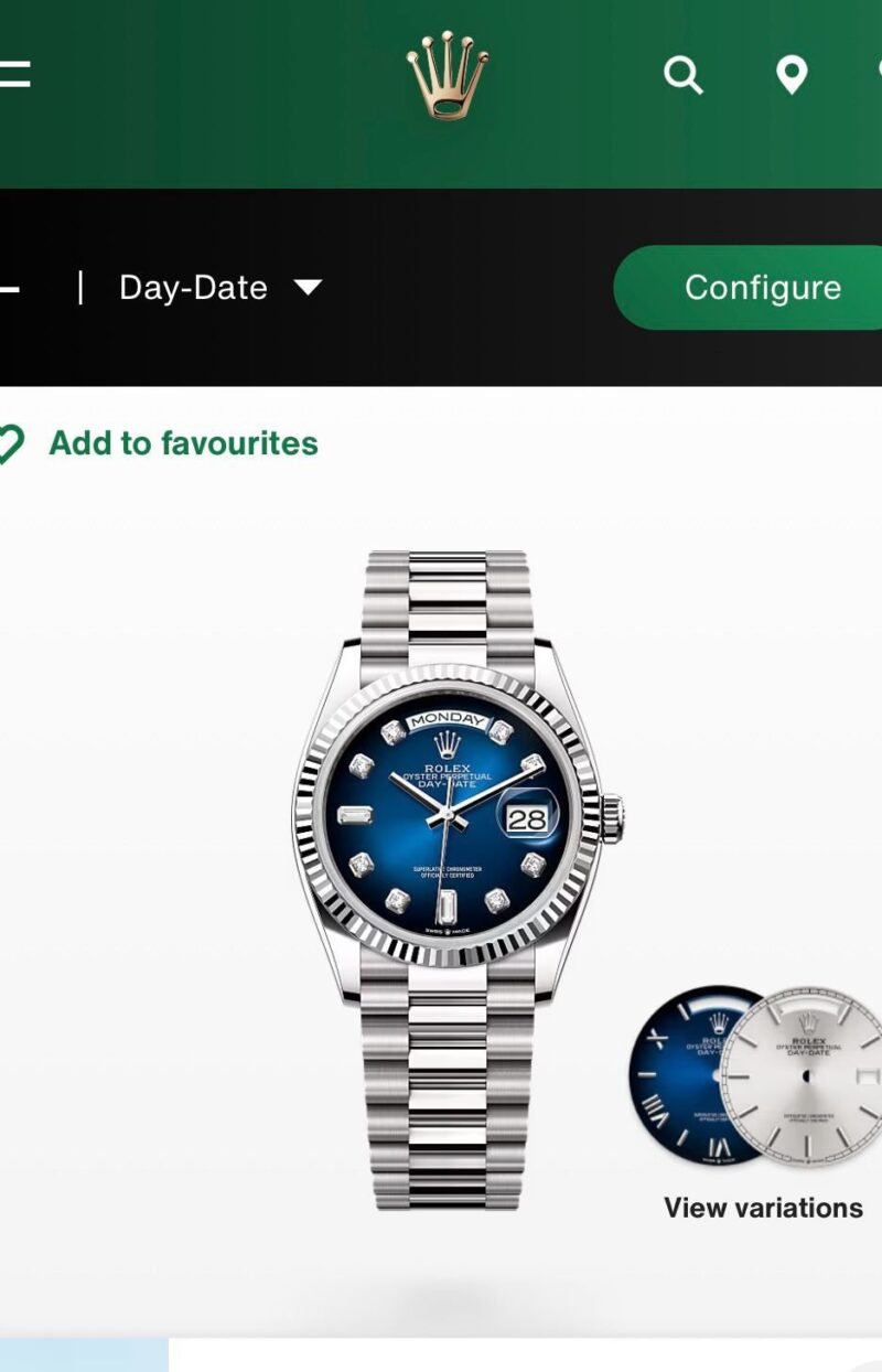 1000020597 https://watchstoreindia.in/Shop/rolex-oyster-perpetual-day-date-premium/