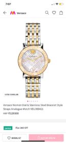 VERSACE GRECA GLASS BRACELET