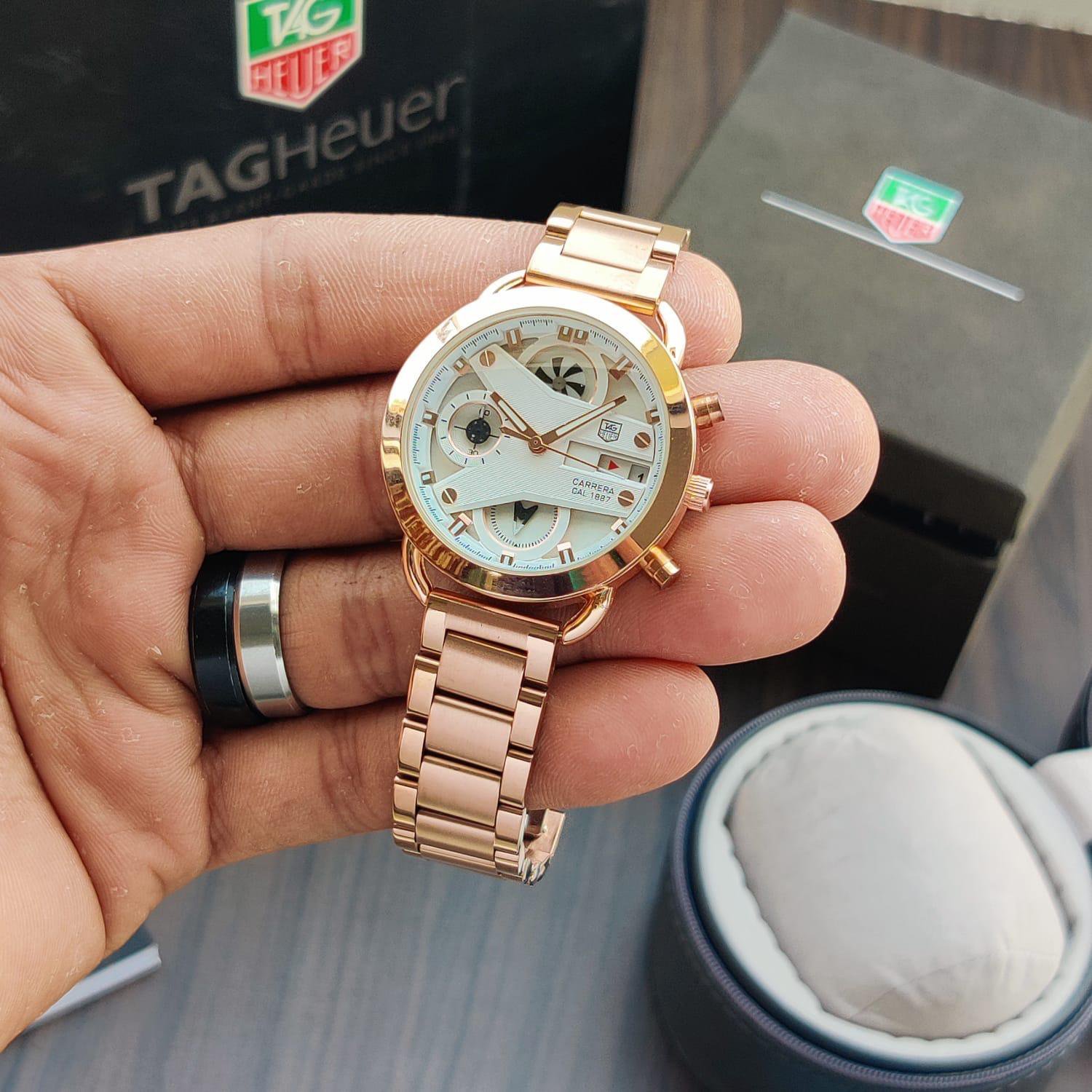TEG HEUER GRAND CARRERA ROSEGOLD