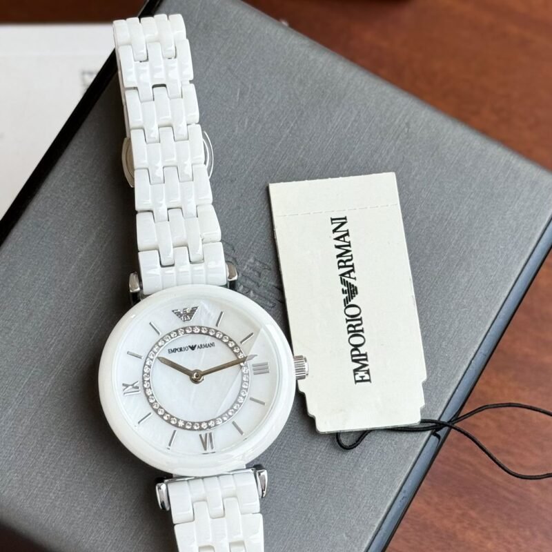 EMPORIO ARMANI WHITE CERAMIC PREMIUM