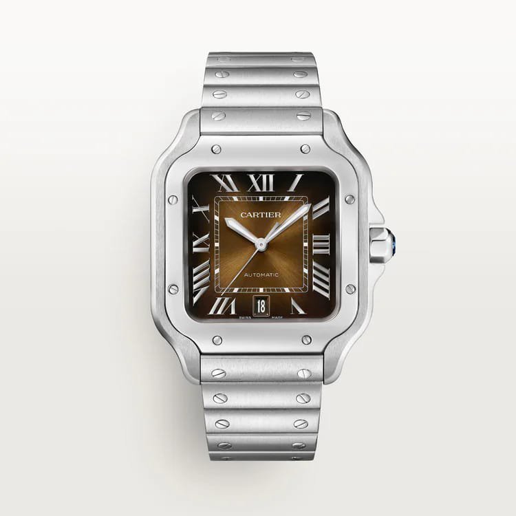 CARTIER DE SANTOSH SUNRAY DIAL AUTOMATIC