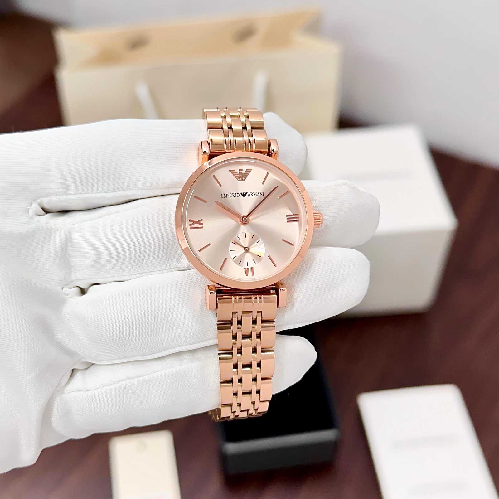 Emporio Armani Rose gold Salim women