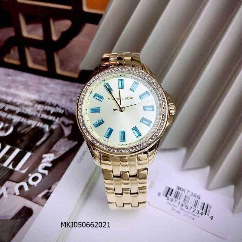 Michael Kors Mini Pilot Pave Gold