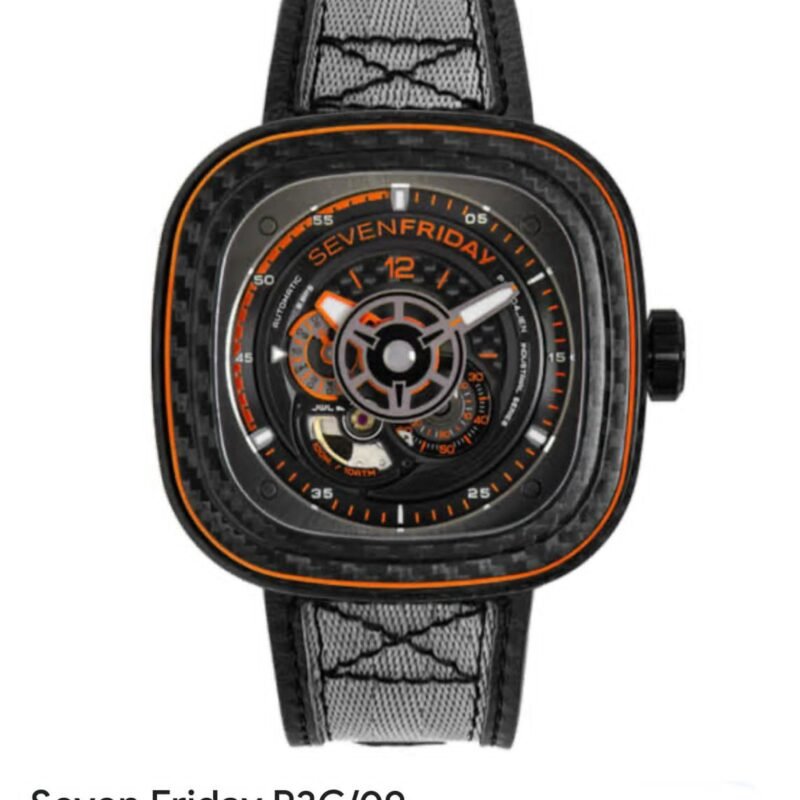SEVEN FRIDAY ORANGE CARBON