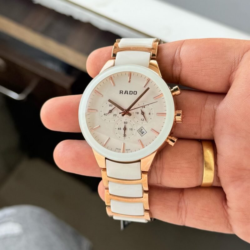 Rado White Centirx Chronograph Model